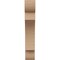 Ekena Millwork 2"W x 4"D x 12"H Thin New Brighton Rough Cedar Woodgrain TimberThane Corbel, Primed Tan CORUR02X04X12NEBRCPR - alternate 5